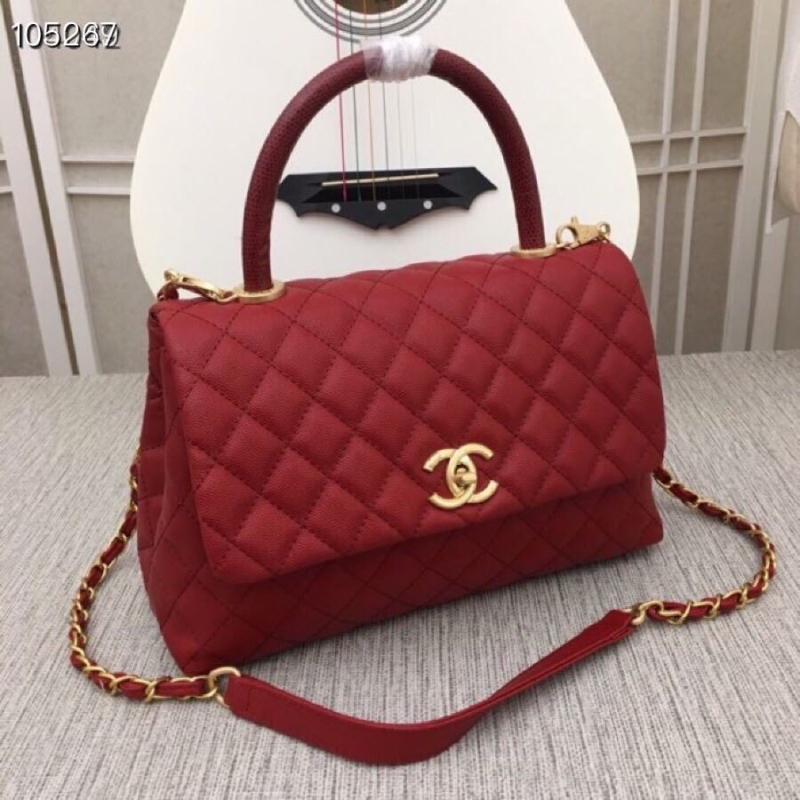 Ch**el top handle bags